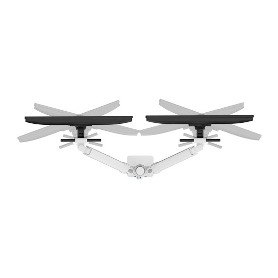 Neomounts DS65S-950WH2 Monitor arm 24-34" - gas spring - Topfix - multi-adjustable - 180°-stop Neomounts DS65S-950WH2 Monitor arm 24-34" - gas spring - Topfix - multi-adjustable - 180°-stop