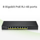 Zyxel GS1915-8EP Managed L2 Gigabit Ethernet (10/100/1000) Power over Ethernet (PoE) Black Zyxel GS1915-8EP Managed L2 Gigabit Ethernet (10/100/1000) Power over Ethernet (PoE) Black