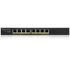 Zyxel GS1915-8EP Managed L2 Gigabit Ethernet (10/100/1000) Power over Ethernet (PoE) Black Zyxel GS1915-8EP Managed L2 Gigabit Ethernet (10/100/1000) Power over Ethernet (PoE) Black