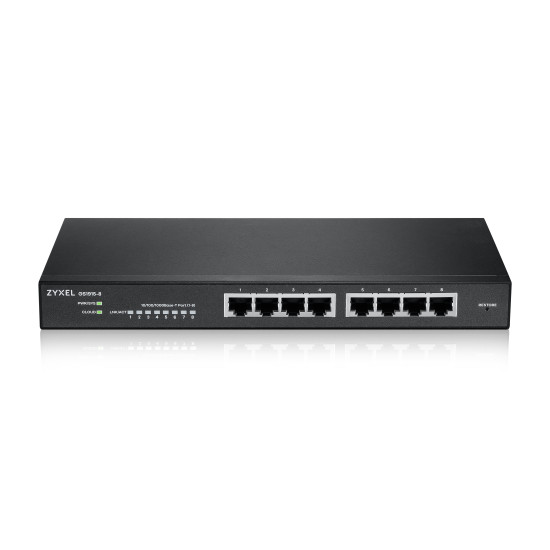Zyxel GS1915-8 Managed L2 Gigabit Ethernet (10/100/1000) Black Zyxel GS1915-8 Managed L2 Gigabit Ethernet (10/100/1000) Black