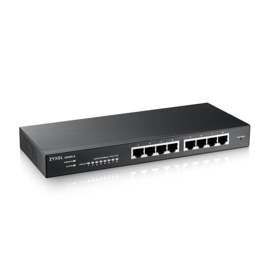 Zyxel GS1915-8 Managed L2 Gigabit Ethernet (10/100/1000) Black Zyxel GS1915-8 Managed L2 Gigabit Ethernet (10/100/1000) Black