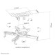 Neomounts CL25-530BL1 Beamer ceiling mount - h 25,5 cm - easy-install - full motion Neomounts CL25-530BL1 Beamer ceiling mount - h 25,5 cm - easy-install - full motion