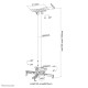 Neomounts CL25-550BL1 Beamer ceiling mount - h 74,5-114,5 cm - easy-install - full motion Neomounts CL25-550BL1 Beamer ceiling mount - h 74,5-114,5 cm - easy-install - full motion