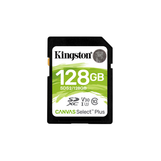 KINGSTON 128GB SDHC SELECT 100R CL 10 UHS-I