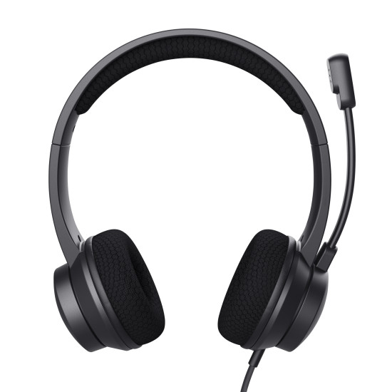 Trust Ayda Headset Wired Head-band Calls/Music USB Type-A Black Trust Ayda Headset Wired Head-band Calls/Music USB Type-A Black