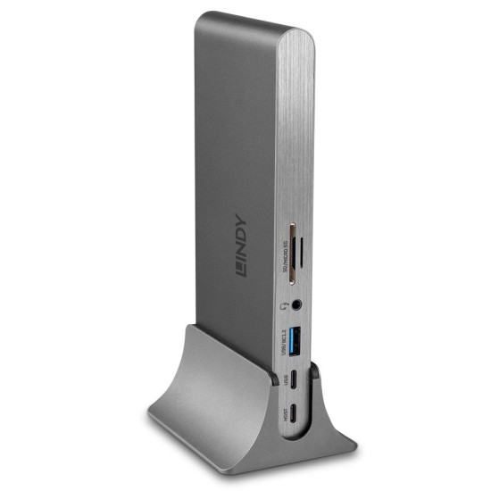 DST-Pro 5K XT, USB-C Laptop Docking Station with Triple Display (4K) or Single Display (5K) and 100W Pass-Through Charging DST-Pro 5K XT, USB-C Laptop Docking Station with Triple Display (4K) or Single Display (5K) and 100W Pass-Through Charging