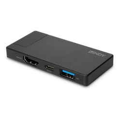 DST-Micro, USB-C Laptop Micro Docking Station with 4K Support and 100W Pass-Through Charging