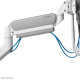 Neomounts DS75-450WH2 Monitor arm 17-32" - gas spring - Topfix - 180°-stop