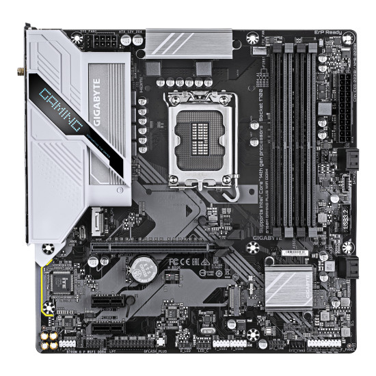 Mainboard|GIGABYTE|Intel B760 Express|LGA1700|Micro-ATX|Memory DDR4|Memory slots 4|2xPCI-Express 3.0 1x|1xPCI-Express 4.0 16x|2xM.2|1xHDMI|1xDisplayPort|2xUSB 2.0|1xUSB 3.2|1xUSB-C|1xPS/2|1xOptical S/PDIF|1xRJ45|3xAudio port|B760MGPWIFIDDR41.0 Mainboard|GIGABYTE|Intel B760 Express|LGA1700|Micro-ATX|Memory DDR4|Memory slots 4|2xPCI-Express 3.0 1x|1xPCI-Express 4.0 16x|2xM.2|1xHDMI|1xDisplayPort|2xUSB 2.0|1xUSB 3.2|1xUSB-C|1xPS/2|1xOptical S/PDIF|1xRJ45|3xAudio port|B760MGPWIFIDDR41.0