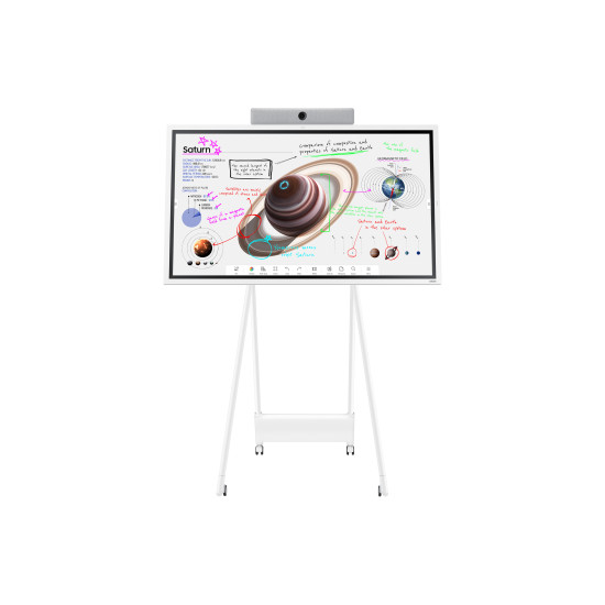 Samsung WM65B interactive whiteboard 165.1 cm (65") 3840 x 2160 pixels Touchscreen Grey, White