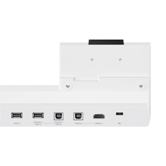 Samsung WM65B interactive whiteboard 165.1 cm (65") 3840 x 2160 pixels Touchscreen Grey, White