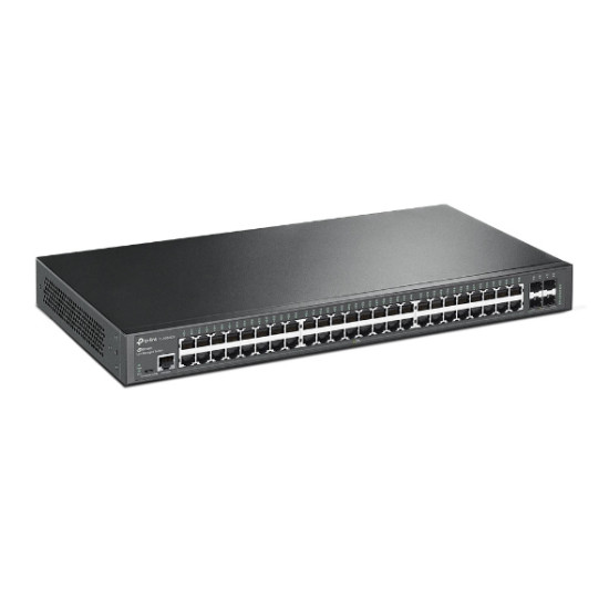 JetStream 48-Port Gigabit L2+ Managed Switch with 4 10GE SFP+ Slots