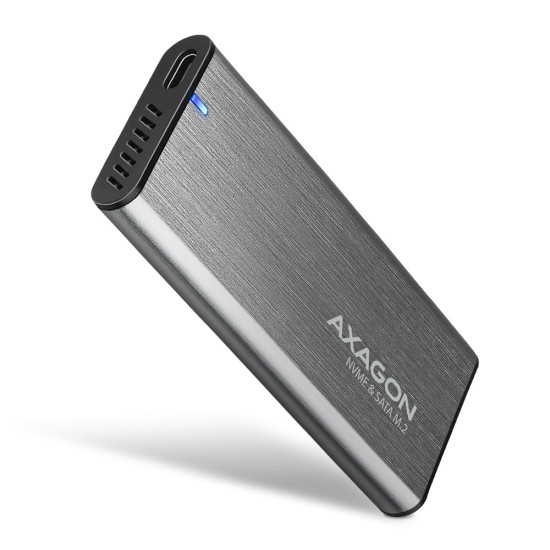Axagon EEM2-SG2 storage drive enclosure SSD enclosure Grey M.2 Axagon EEM2-SG2 storage drive enclosure SSD enclosure Grey M.2