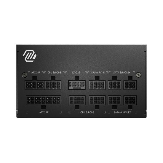Power Supply|MSI|750 Watts|Efficiency 80 PLUS GOLD|PFC Active|MAGA750GLPCIE5