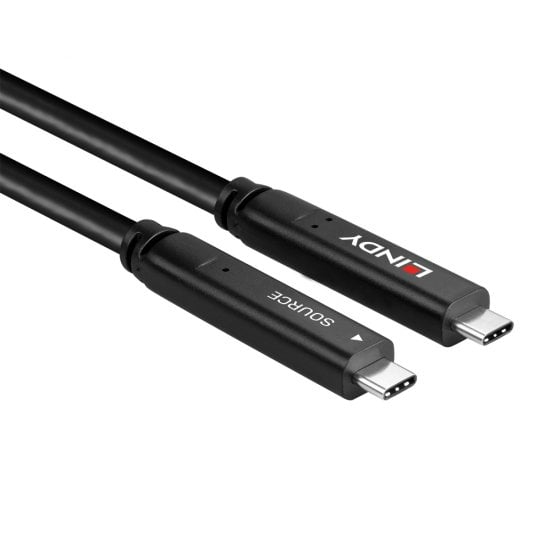 Lindy 10m USB 3.2 Gen 1 and DP 1.4 Type C Hybrid Cable Lindy 10m USB 3.2 Gen 1 and DP 1.4 Type C Hybrid Cable