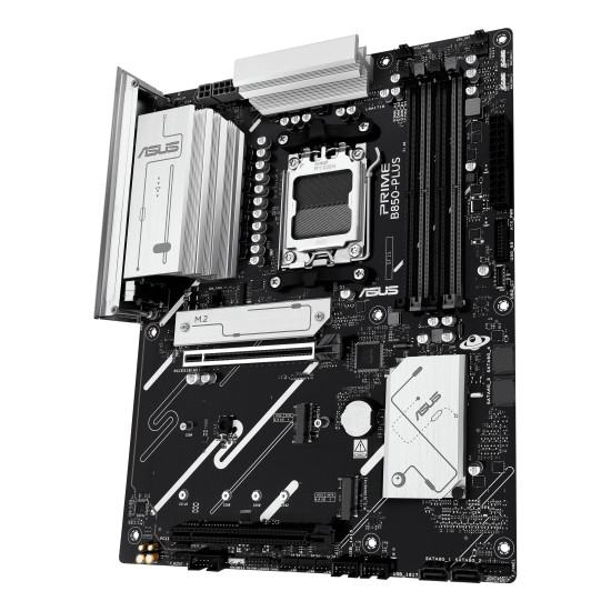 Mainboard|ASUS|AMD B850|SAM5|ATX|Memory DDR5|Memory slots 4|1xPCI-Express 4.0 16x|1xPCI-Express 5.0 16x|3xM.2|1xHDMI|1xDisplayPort|2xUSB 2.0|5xUSB 3.2|1xUSB-C|1xRJ45|3xAudio port|PRIMEB850-PLUS Mainboard|ASUS|AMD B850|SAM5|ATX|Memory DDR5|Memory slots 4|1xPCI-Express 4.0 16x|1xPCI-Express 5.0 16x|3xM.2|1xHDMI|1xDisplayPort|2xUSB 2.0|5xUSB 3.2|1xUSB-C|1xRJ45|3xAudio port|PRIMEB850-PLUS