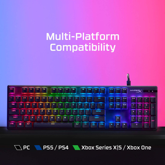HyperX Alloy Origins PBT HX Red Gaming Keyboard HyperX Alloy Origins PBT HX Red Gaming Keyboard