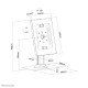 Neomounts DS15-650WH1 Tablet stand desk 9.7-11" - lockable Neomounts DS15-650WH1 Tablet stand desk 9.7-11" - lockable