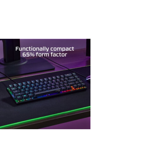 HyperX Alloy Origins 65 - Mechanical Gaming Keyboard - HX Red (USLayout) (HKBO1T-RD-US/N) HyperX Alloy Origins 65 - Mechanical Gaming Keyboard - HX Red (USLayout) (HKBO1T-RD-US/N)