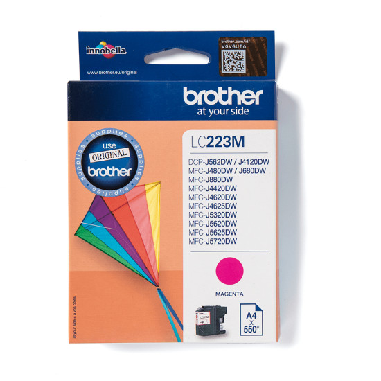 Brother LC223M ink cartridge 1 pc(s) Original Magenta Brother LC223M ink cartridge 1 pc(s) Original Magenta