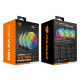 COUGAR Gaming VORTEX ARGB VX120 Computer case Fan 12 cm Black 1 pc(s) COUGAR Gaming VORTEX ARGB VX120 Computer case Fan 12 cm Black 1 pc(s)