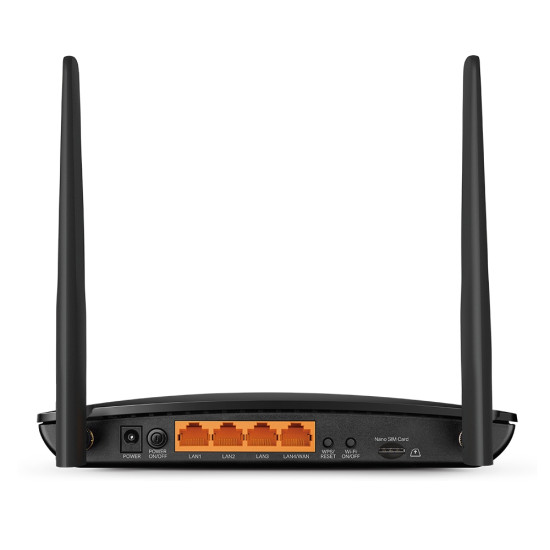 TP-Link Archer MR500 wireless router Gigabit Ethernet Dual-band (2.4 GHz / 5 GHz) 4G Black