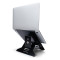 Laptop stand R-Go Riser Document, ergonomic, foldable and adjustable stand with document holder, black