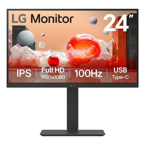 LG 24BA650 LED display 60.5 cm (23.8") 1920 x 1080 pixels Full HD Black LG 24BA650 LED display 60.5 cm (23.8") 1920 x 1080 pixels Full HD Black