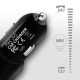 PWC-5V5 SMART Car charger 24W, 2x USB-A port, 5V/2.4A + 5V/2.4A