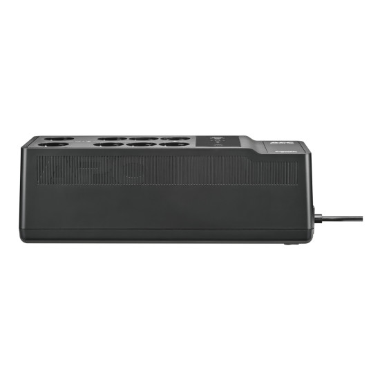 APC Back-UPS, 1050VA/600W Floor/Wall Mount, 230V, 8x Schuko CEE 7/3 outlets, USB Type A+C Port, User Replaceable Battery APC Back-UPS, 1050VA/600W Floor/Wall Mount, 230V, 8x Schuko CEE 7/3 outlets, USB Type A+C Port, User Replaceable Battery