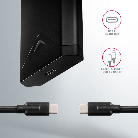AXAGON EEM2-UB2 USB-C 3.2 Gen 2 - M.2 NVMe SSD 42-80mm box black AXAGON EEM2-UB2 USB-C 3.2 Gen 2 - M.2 NVMe SSD 42-80mm box black