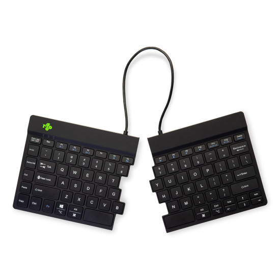 R-Go Tools Ergonomic keyboard R-Go Split Break with break software, ergonomic split keyboard, QWERTY (US), Bluetooth, black R-Go Tools Ergonomic keyboard R-Go Split Break with break software, ergonomic split keyboard, QWERTY (US), Bluetooth, black