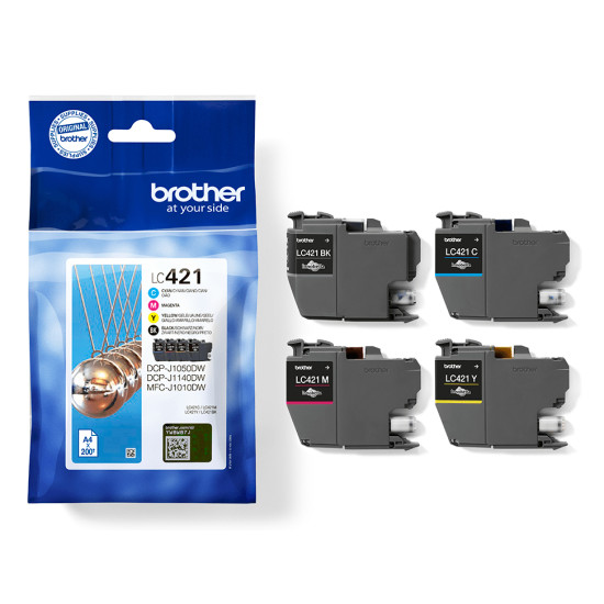 Brother LC421VAL ink cartridge Brother LC421VAL ink cartridge