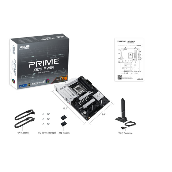 ASUS Prime X870-P WIFI AMD X870 Socket AM5 ATX ASUS Prime X870-P WIFI AMD X870 Socket AM5 ATX
