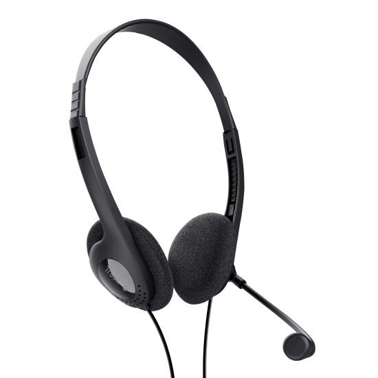 Trust 24659 headphones/headset Wired Head-band Calls/Music Black Trust 24659 headphones/headset Wired Head-band Calls/Music Black