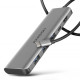HMC-5H USB-C 3.2 Gen 1 hub 3x USB-A 4K HDMI PD 100W - Silber