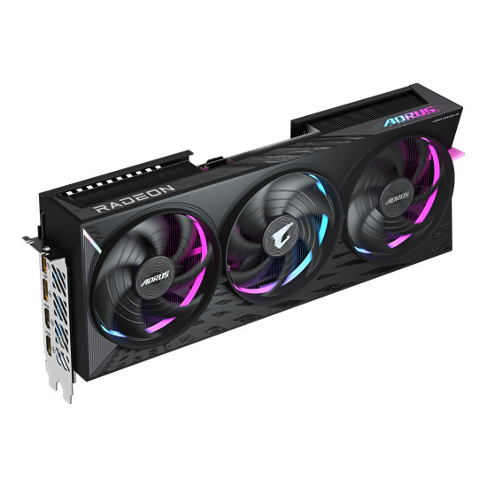 Graphics Card|GIGABYTE|AMD Radeon RX 9070 XT|16 GB|GDDR6|256 bit|PCIE 5.0 16x|Triple slot Heatpipe|2xHDMI|2xDisplayPort|R9070XTAORUSE-16GD1.0 Graphics Card|GIGABYTE|AMD Radeon RX 9070 XT|16 GB|GDDR6|256 bit|PCIE 5.0 16x|Triple slot Heatpipe|2xHDMI|2xDisplayPort|R9070XTAORUSE-16GD1.0