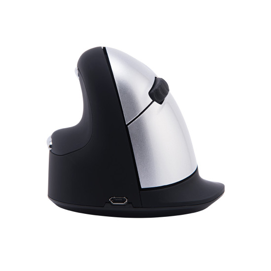 Ergonomic mouse R-Go HE Break with break software, large (hand size ≥ 185 mm), left-handed, Bluetooth, black