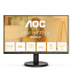 AOC 24B3HMA2 computer monitor 60.5 cm (23.8") 1920 x 1080 pixels Full HD LED Black AOC 24B3HMA2 computer monitor 60.5 cm (23.8") 1920 x 1080 pixels Full HD LED Black