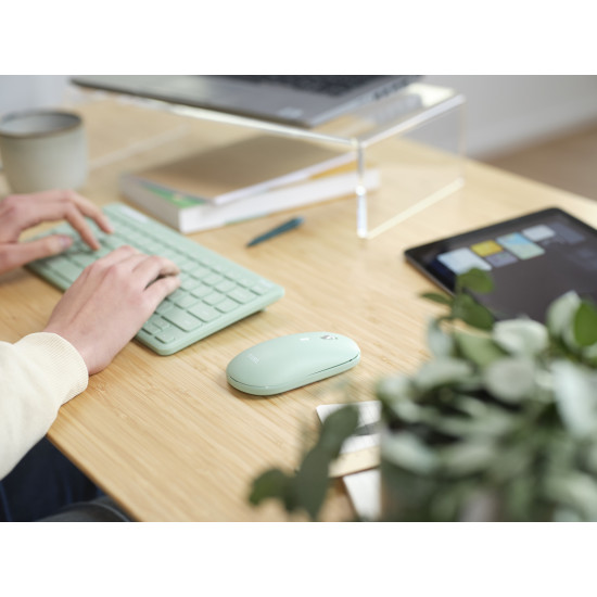 Trust Lyra keyboard Mouse included Office RF Wireless + Bluetooth QWERTY US English Green Trust Lyra keyboard Mouse included Office RF Wireless + Bluetooth QWERTY US English Green