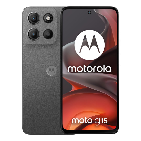 Motorola moto g15 17.1 cm (6.72") Dual SIM Android 15 4G USB Type-C 4 GB 128 GB 5200 mAh Grey Motorola moto g15 17.1 cm (6.72") Dual SIM Android 15 4G USB Type-C 4 GB 128 GB 5200 mAh Grey