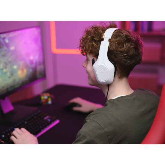 Trust GXT 415W Zirox Headset Wired Head-band Gaming White Trust GXT 415W Zirox Headset Wired Head-band Gaming White