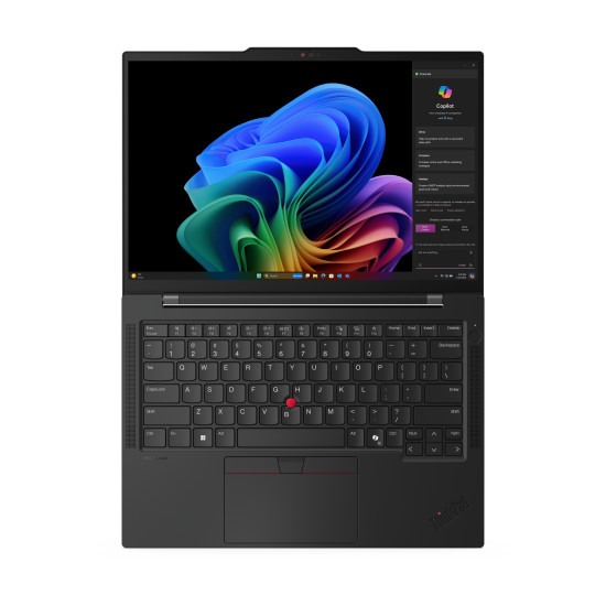 Lenovo ThinkPad T14s Gen 6 (Snapdragon) Copilot+ PC Qualcomm Snapdragon X1E-78-100 Laptop 35.6 cm (14") WUXGA 32 GB LPDDR5x-SDRAM 1 TB SSD Wi-Fi 7 (802.11be) Windows 11 Pro Nordic Black Lenovo ThinkPad T14s Gen 6 (Snapdragon) Copilot+ PC Qualcomm Snapdragon X1E-78-100 Laptop 35.6 cm (14") WUXGA 32 GB LPDDR5x-SDRAM 1 TB SSD Wi-Fi 7 (802.11be) Windows 11 Pro Nordic Black