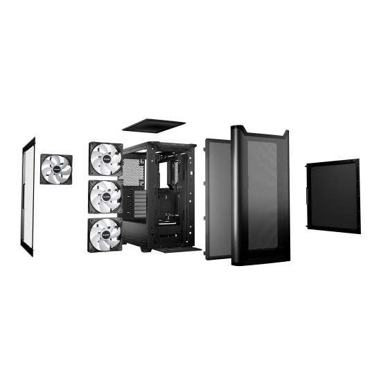 be quiet! Pure Base 501 LX Black Midi Tower be quiet! Pure Base 501 LX Black Midi Tower