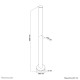 Neomounts FPMA-D9POLE Extension pole monitor arm - h 100 cm Neomounts FPMA-D9POLE Extension pole monitor arm - h 100 cm