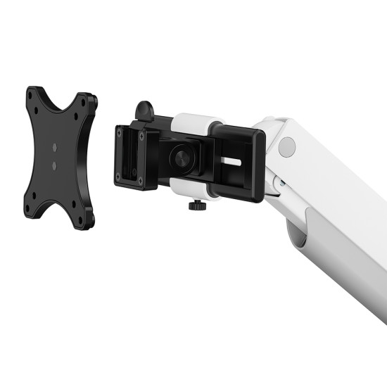 Neomounts DS65S-950WH2 Monitor arm 24-34" - gas spring - Topfix - multi-adjustable - 180°-stop Neomounts DS65S-950WH2 Monitor arm 24-34" - gas spring - Topfix - multi-adjustable - 180°-stop