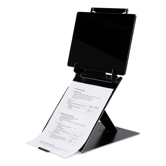 R-Go Tools Tablet and laptop stand R-Go Riser Duo, suitable for 10-22 inch screen, black R-Go Tools Tablet and laptop stand R-Go Riser Duo, suitable for 10-22 inch screen, black