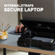Fellowes Laptop Carry Case with Built-in Laptop Stand - Breyta Lockable Laptop Carry Case for Hybrid Working & Laptops Up To 14"/4KG - Black Fellowes Laptop Carry Case with Built-in Laptop Stand - Breyta Lockable Laptop Carry Case for Hybrid Working & Laptops Up To 14"/4KG - Black