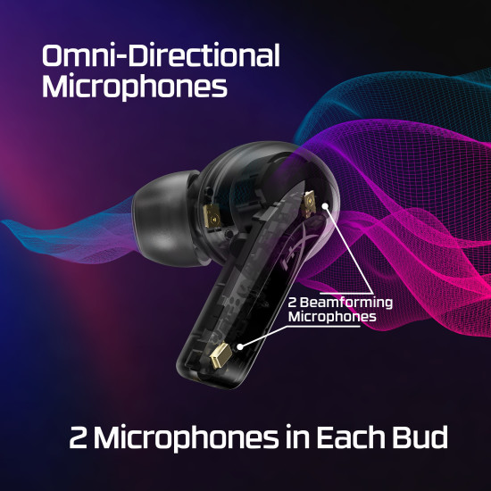 HyperX Cloud MIX Buds 2 Wireless Headphones (Black) HyperX Cloud MIX Buds 2 Wireless Headphones (Black)