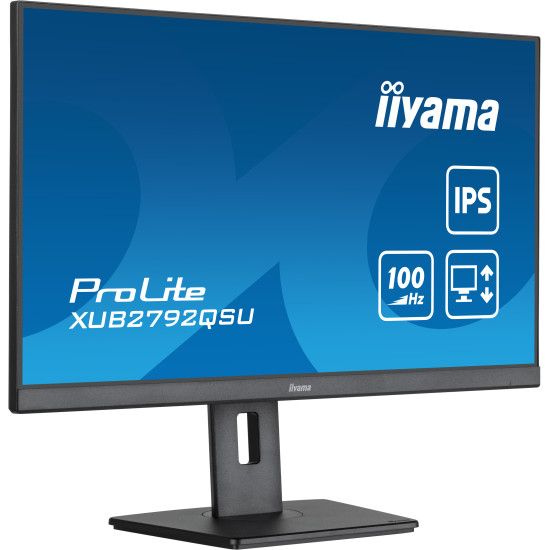 iiyama ProLite XUB2792QSU-B6 computer monitor 68.6 cm (27") 2560 x 1440 pixels Full HD LED Black iiyama ProLite XUB2792QSU-B6 computer monitor 68.6 cm (27") 2560 x 1440 pixels Full HD LED Black